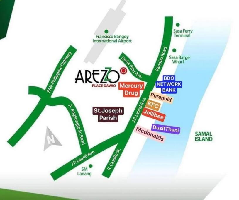 Ar02 1Bedroom Condo Unit With Free Pool, Hbo, Netflix & Wifi Davao City المظهر الخارجي الصورة